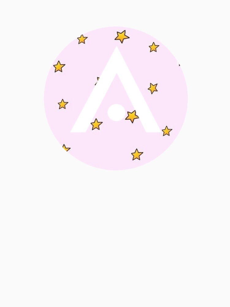Pastel Pink and Yellow Stars Aveda Logo by Dalaura