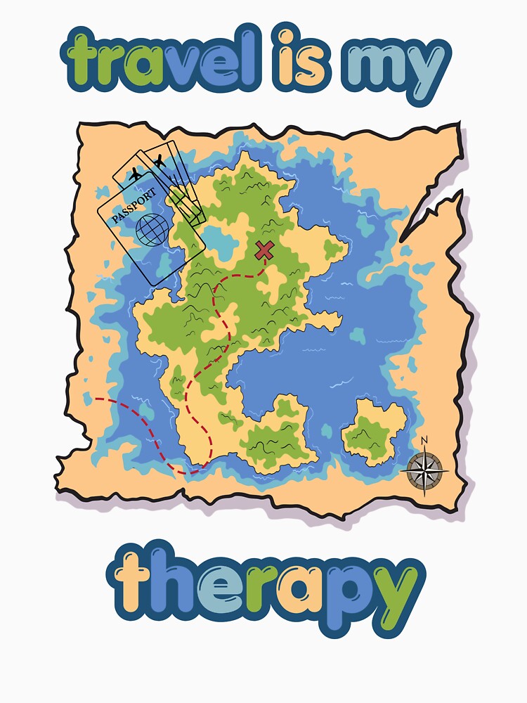 Travel Is My Therapy. by Dinasshop