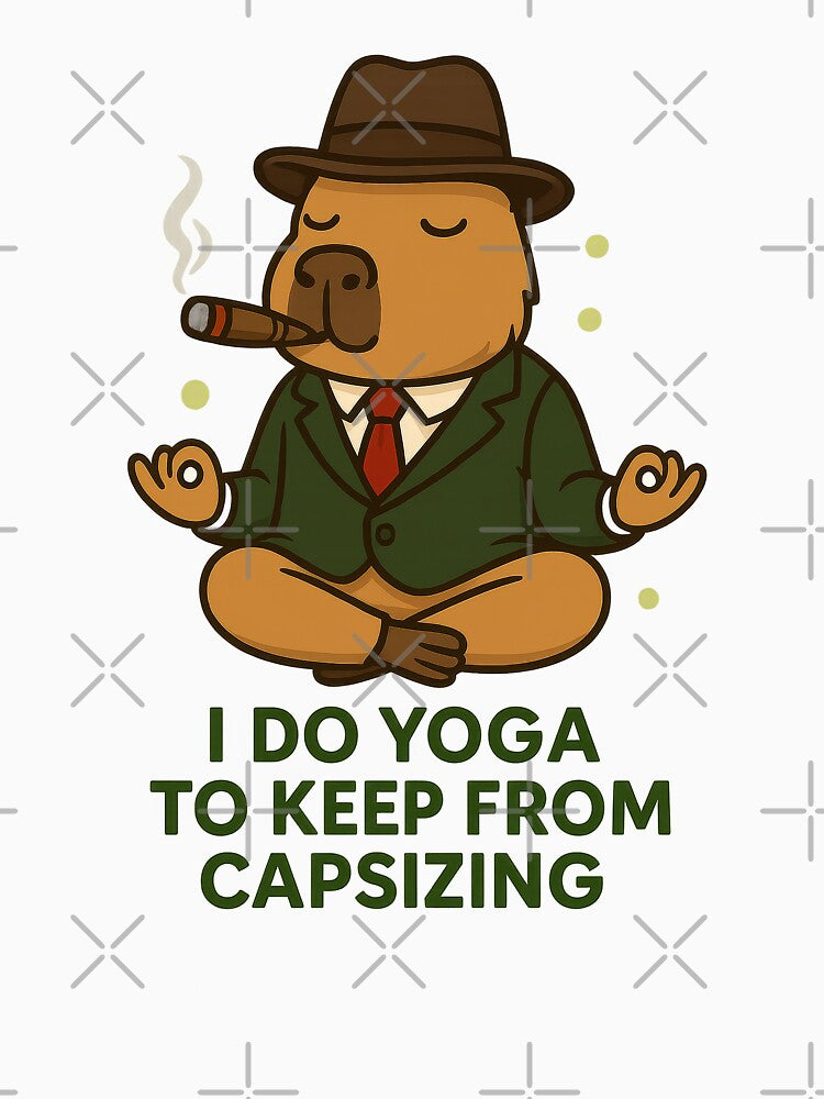 Capybara Gangster Zen – Funny Smoking Meditation by RetroPop23