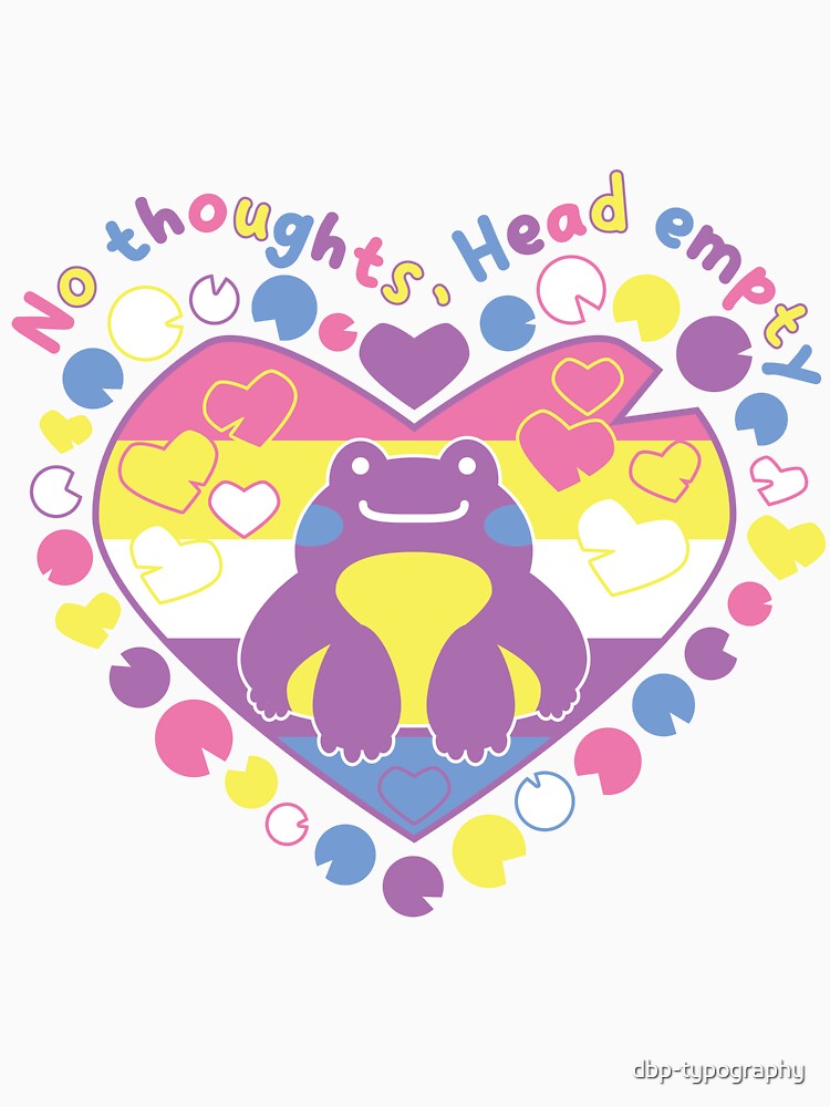 No thoughts, Head empty [bigender] by deadbeatprince-typography