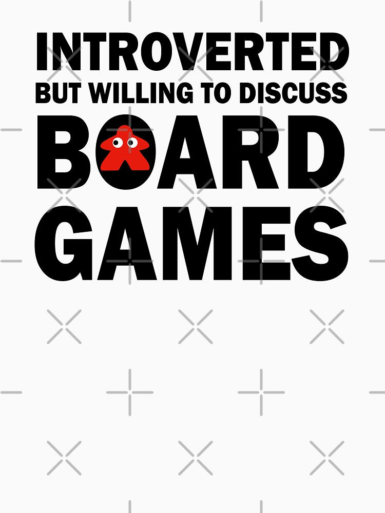 Introverted but willing to discuss Board Games + Red Meeple by Sky-99