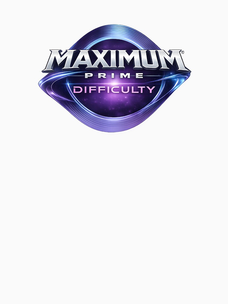 Maximum Prime Difficulty – Sci-Fi Challenge Mode Parody Gamer Design by SpiffyD