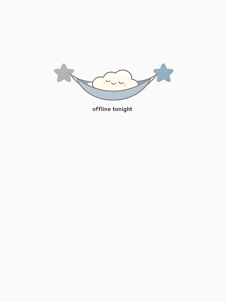 Offline Tonight Minimal Cloud Aesthetic Design by Naviora