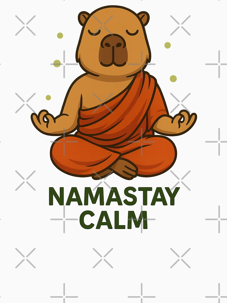 Capybara Monk Zen – Tibetan Meditation Capybara Funny Spiritual by RetroPop23