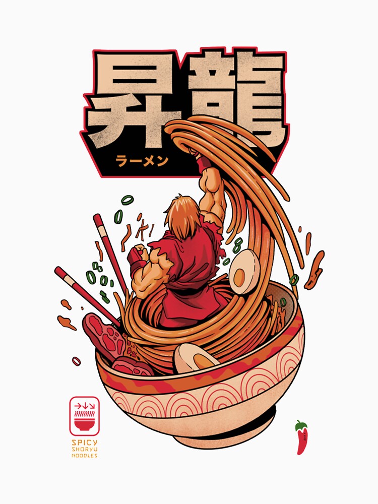 Spicy Shoryu Noodles by sheltonartco