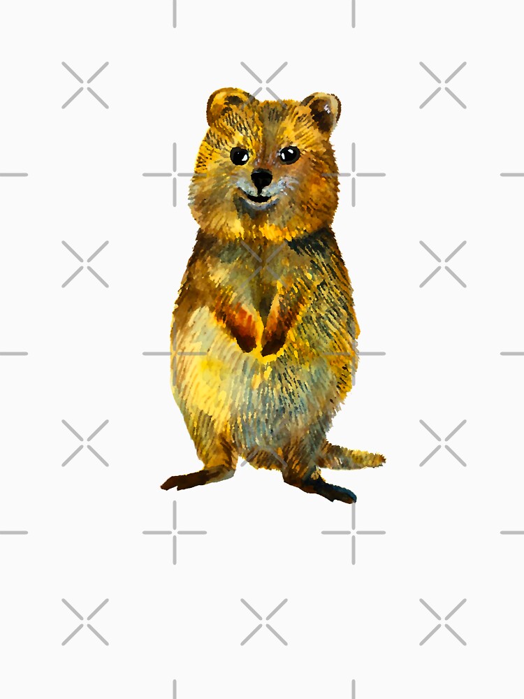 Happy quokka by Lemontreeart63