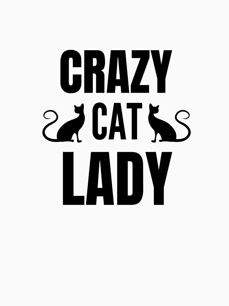 Crazy Cat Lady With Two Black Cats by HappyLife4U