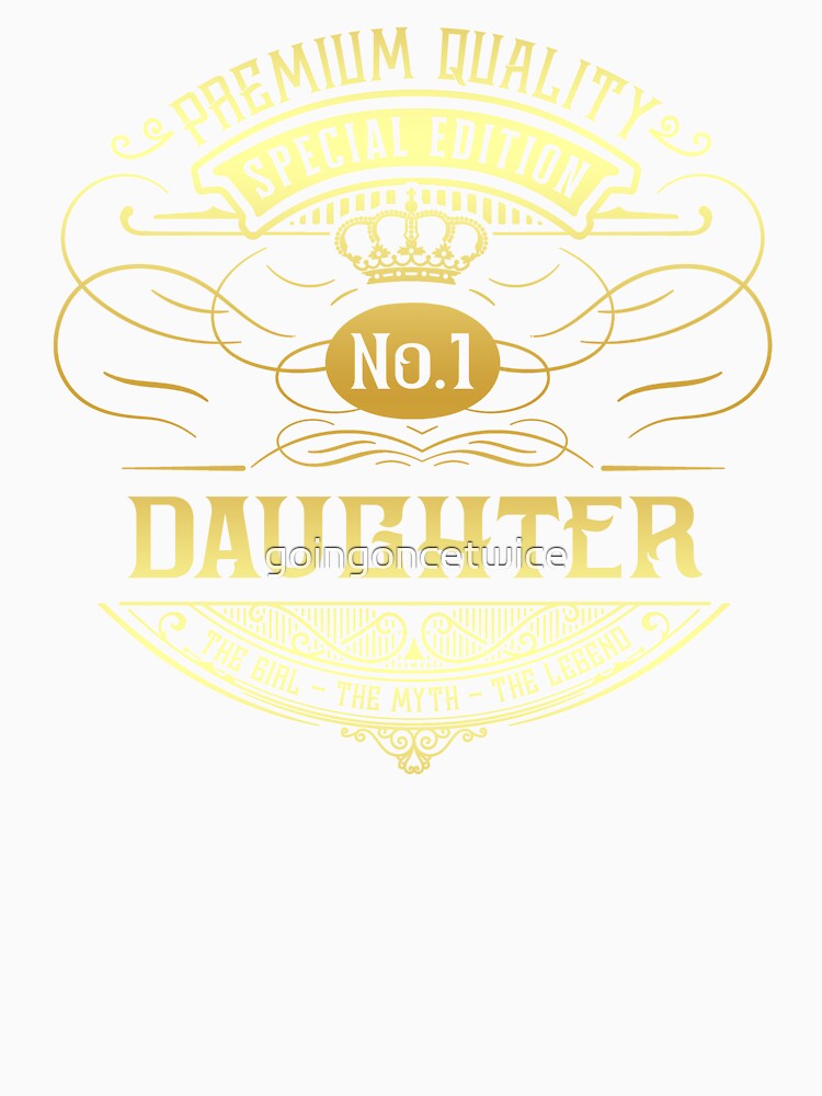 Matching Family Vintage Whiskey Label Daughter by goingoncetwice