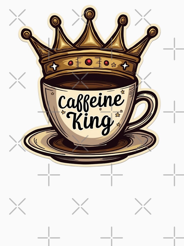 Caffeine King - Crowned By Coffee by Blok45