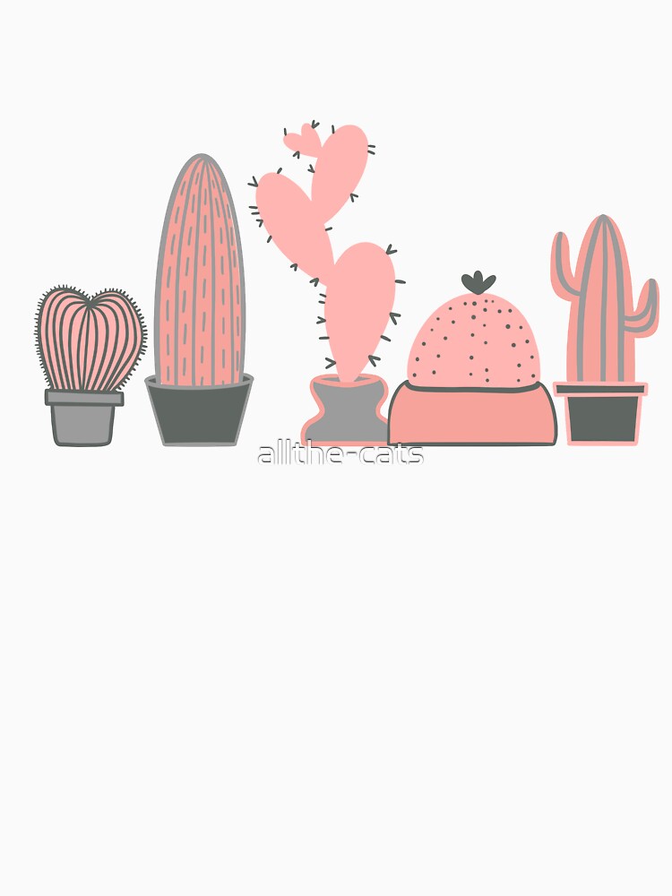 Pretty in Pink Cactus Set by allthe-cats