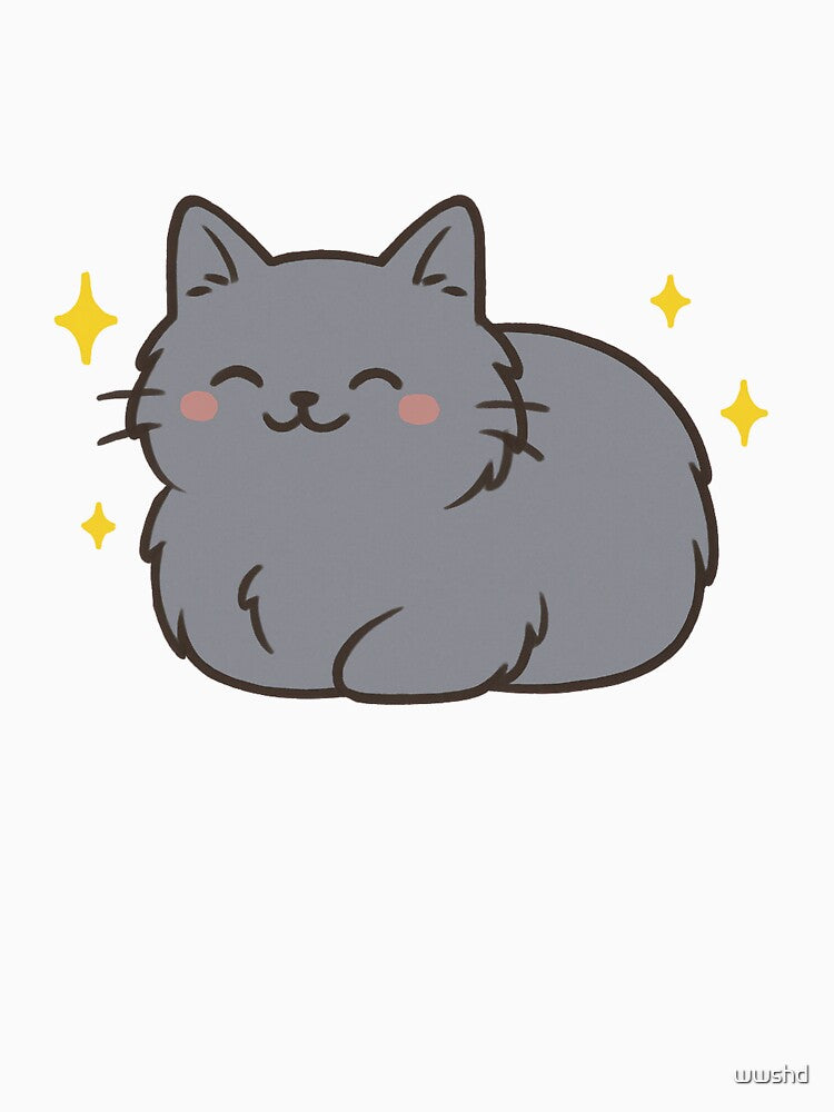 Little Loaf – Cute Cat in Bread Loaf Pose by wwshd