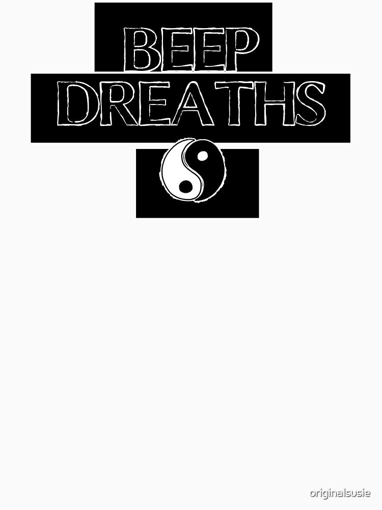 DEEP BREATHS - BEEP DREATHS - YinYang - Funny mindfulness - Zen art - Chill Out by originalsusie