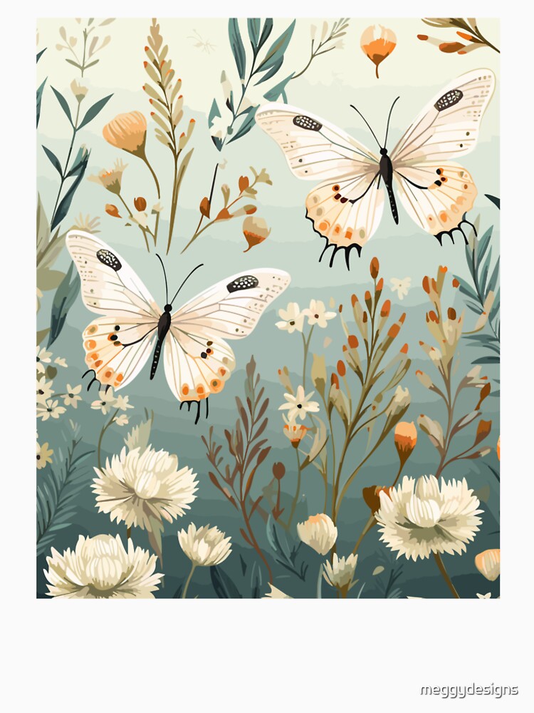 Whispering Whimsy Butterfly Art by meggydesigns