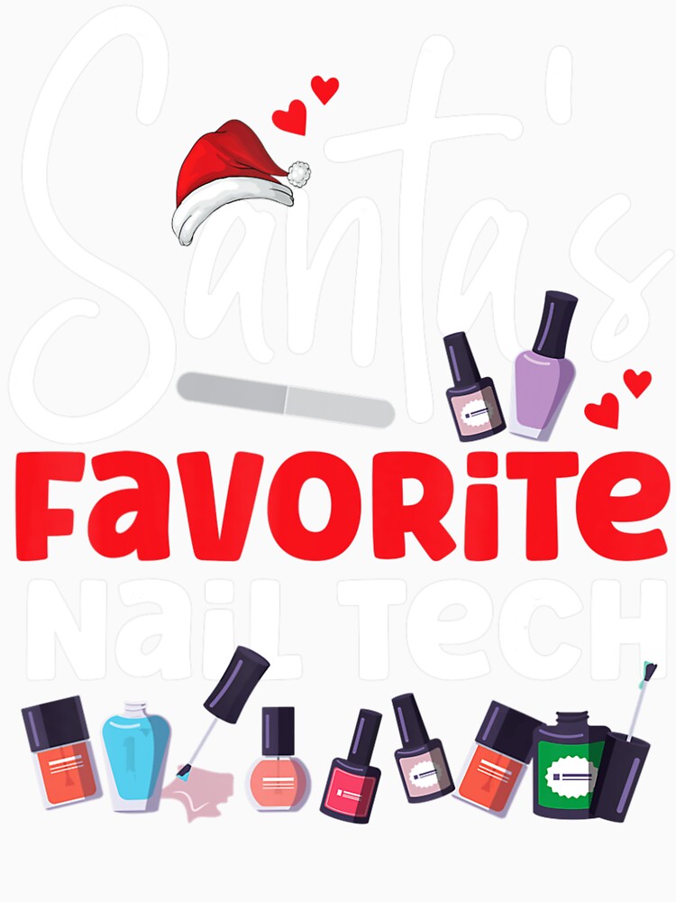 Nail Tech Quote Work Uniform Nail Polish Christmas by dovankhanh