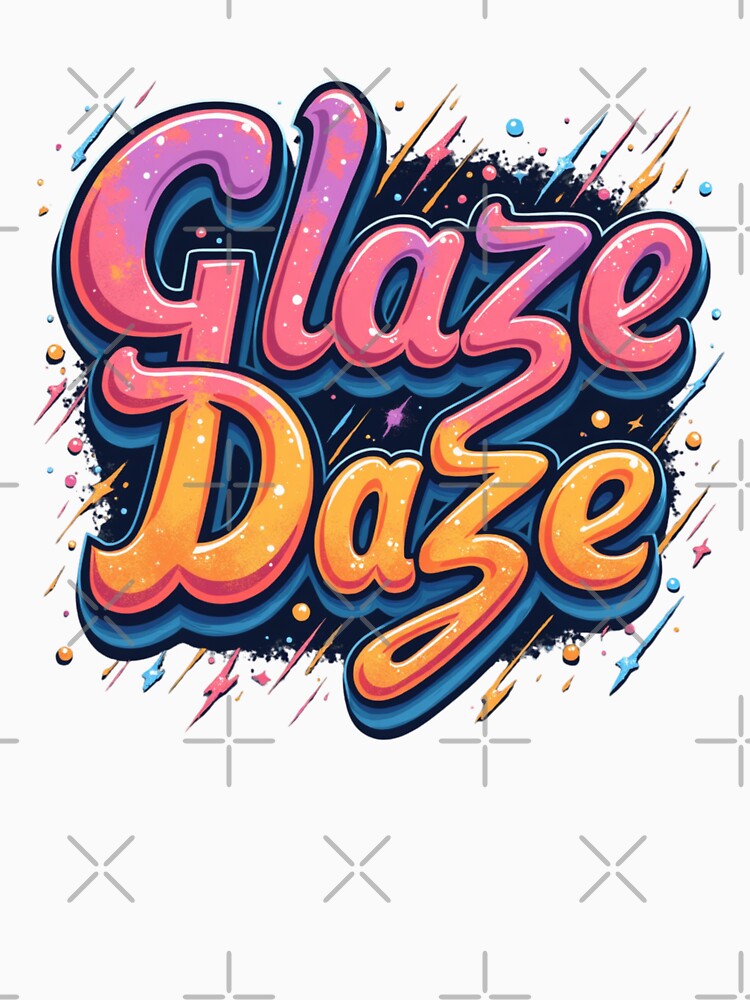 Glaze Daze – Vibrant Pottery Art Funny Ceramic Lover Gift by rustyroofco