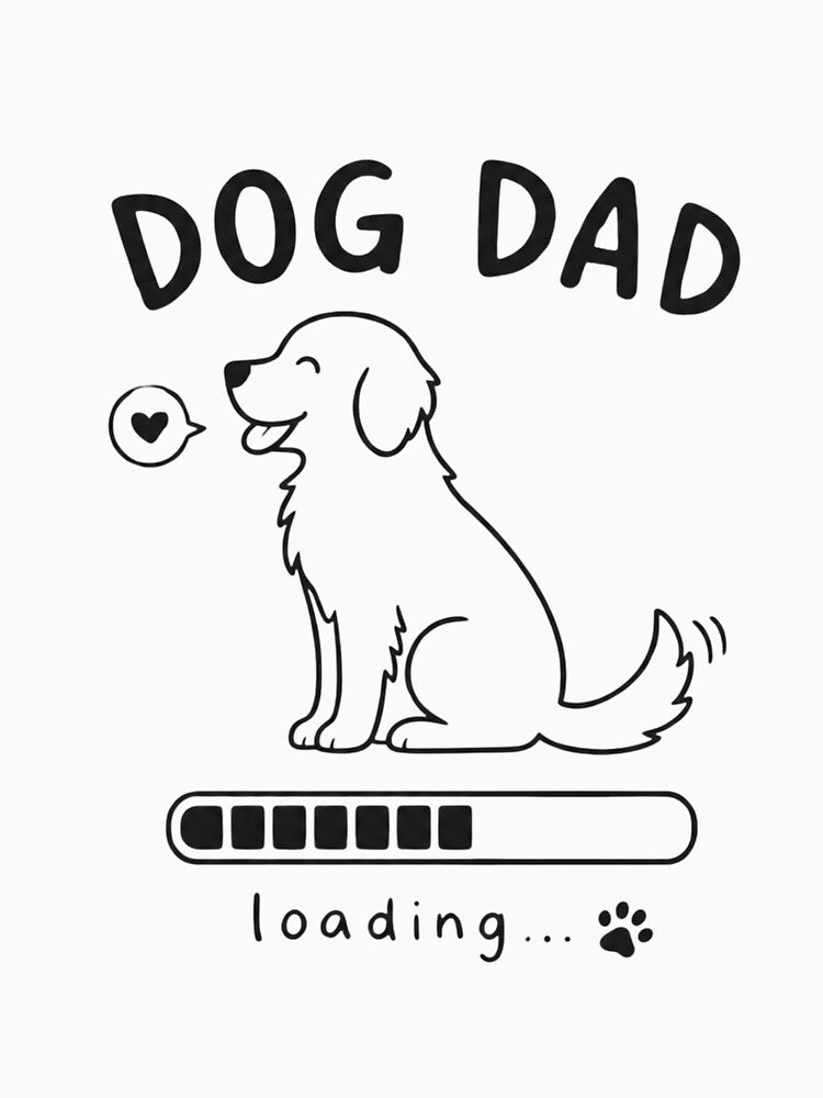 **Dog Dad Vintage Golden Retriever Gift** by Ashley critters