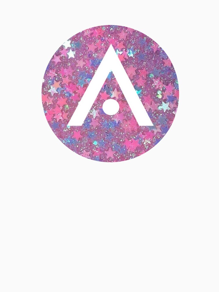 Pink Star Glitter Aveda Logo by Dalaura