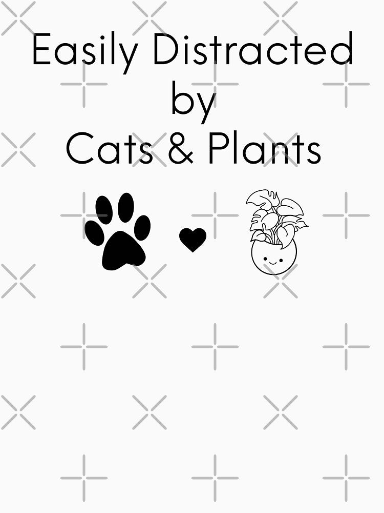 Easily Distracted by Cats and Plants | shoppingwithG by shoppingwithG