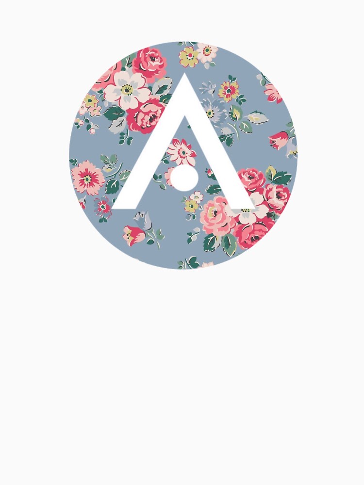 Blue and Pink Flowers Aveda Logo by Dalaura