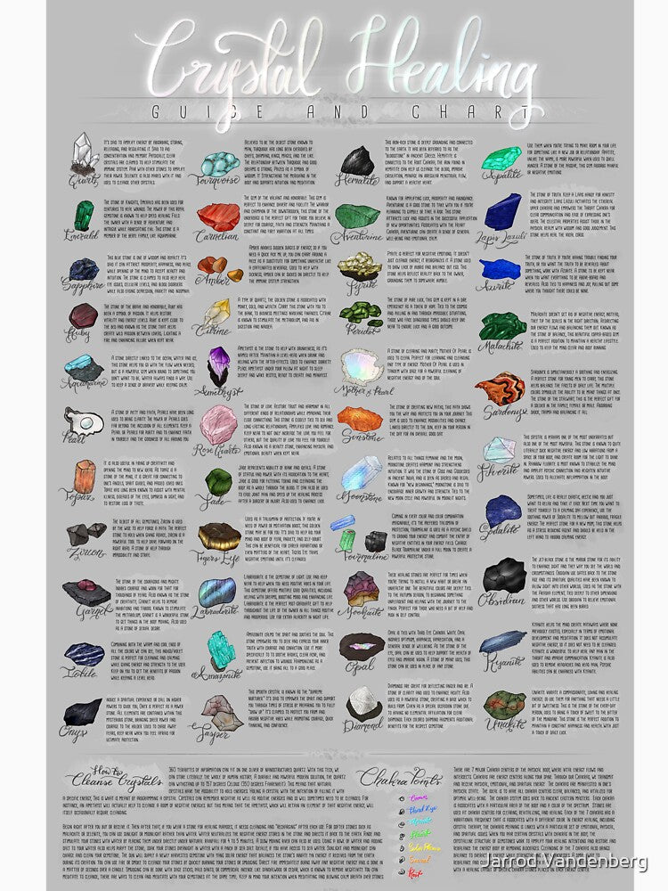 Crystal Healing Guide by Jarrod Vandenberg