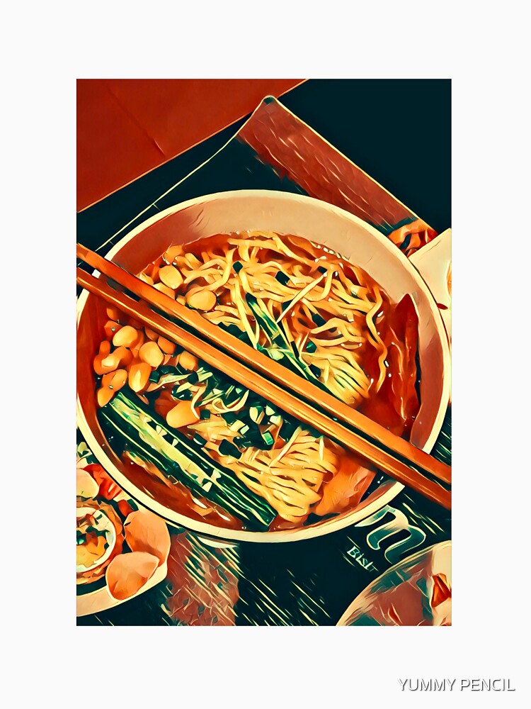 Miso ramen - spicy broth by YUMMY PENCIL