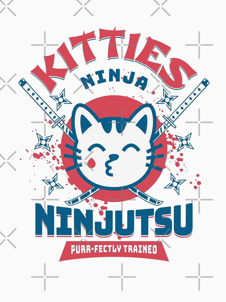 KITTIES NINJA NINJUTSU PURR-FECTLY TRAINED FUNNY CAT LOVER by PECCATOR