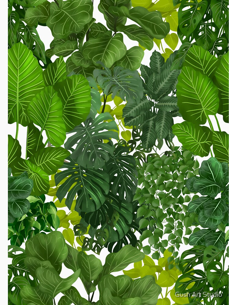 Urban Jungle House Plants Illustration 3 by Ana Moguš