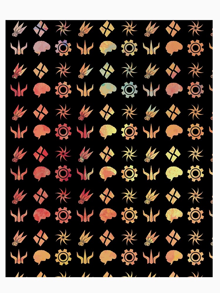 Gloomhaven Starting Classes Pattern Graphic by Diazjoseph