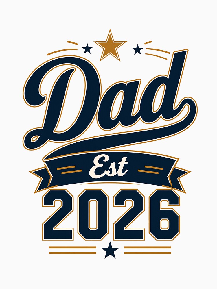 Dad Est 2026 New Dad Gift Design by StyleLap