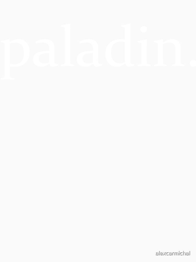 paladin by tekmagika