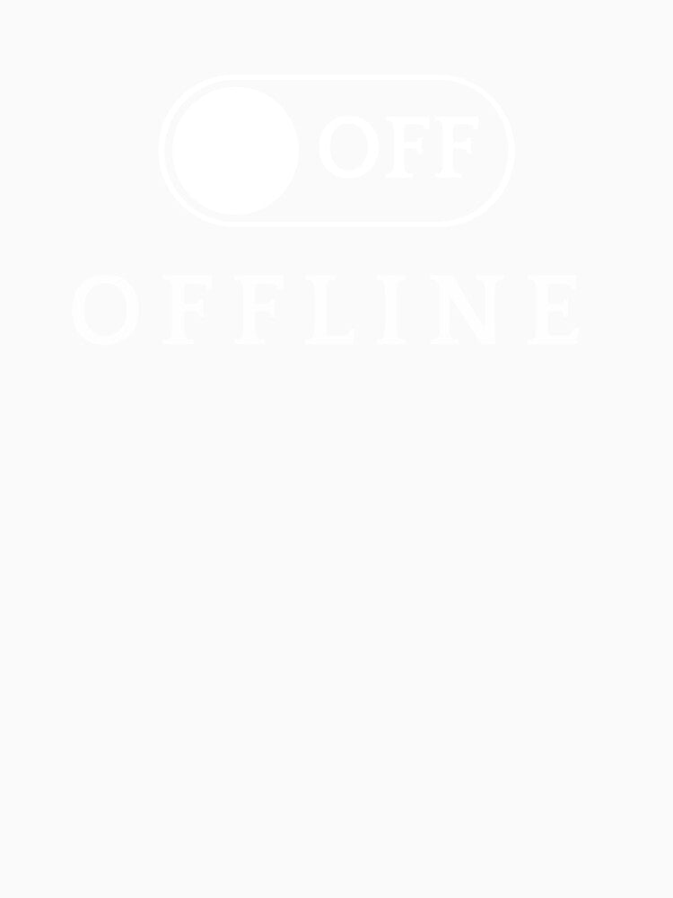 Offline | No Connection | Introvert Minimal Aesthetic Design by NeonGrain