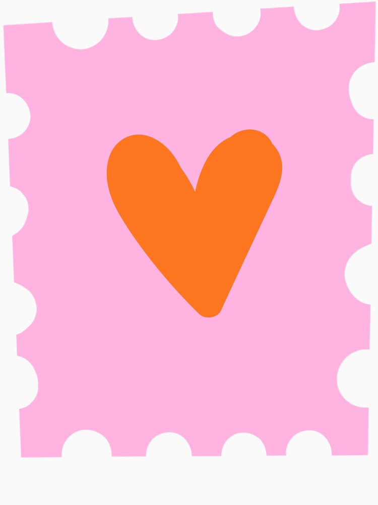 Feminine Pink Heart  self love Aesthetic by Razan Design Studio
