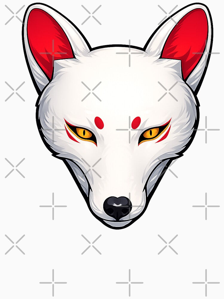 Yokai Kitsune in anime style by MidnightDr3am