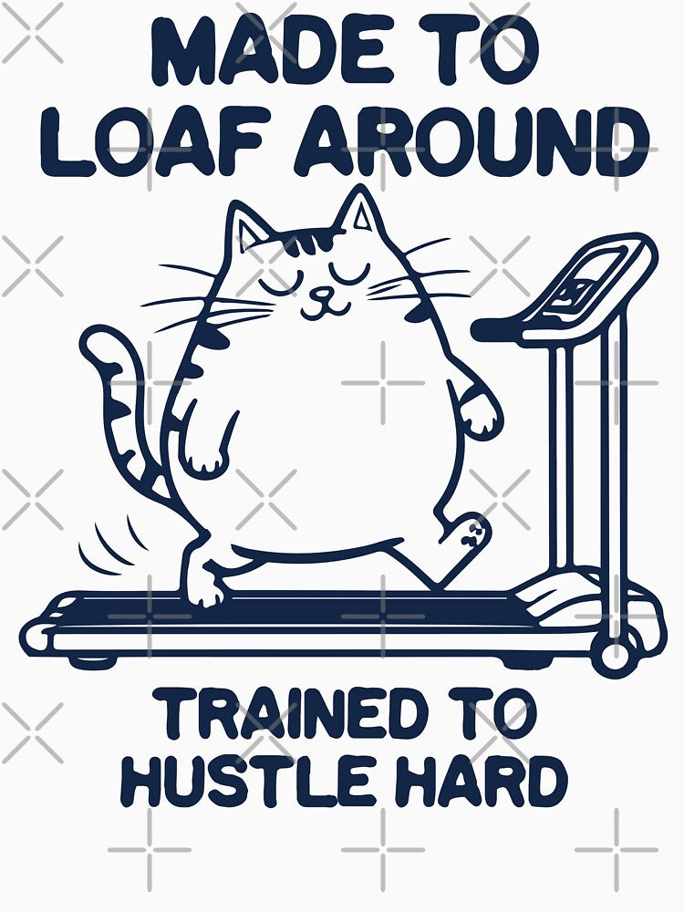 Made to Loaf Around Retro Cat Treadmill by FlashCraft Design