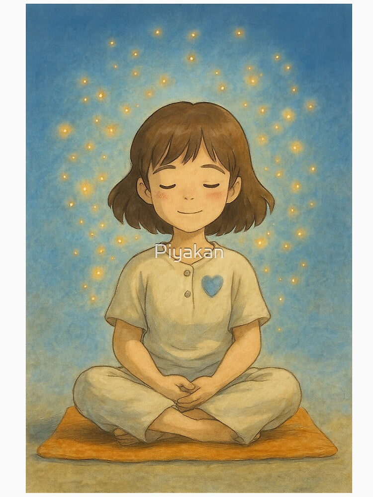 Peace Meditation (ฺGirl) II by Piyakan