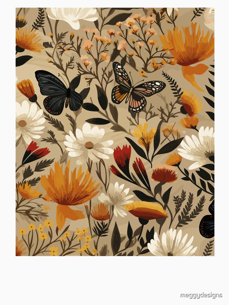 Mystical Garden Butterfly Art by meggydesigns