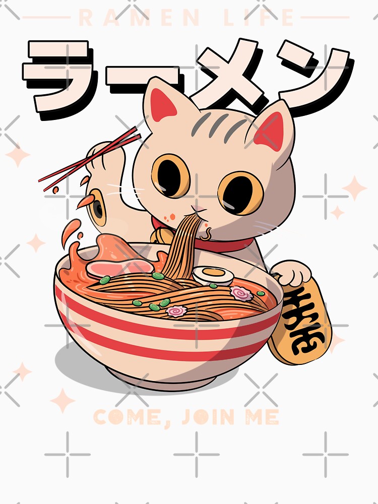 Eating Ramen- Ramen Life Tastes Great!Come,Join Me by Red-ElYoubi