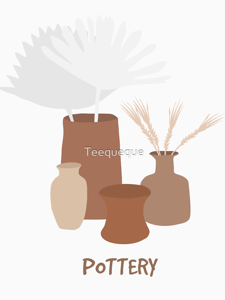 Terracotta Pottery Modern Art by Teequeque
