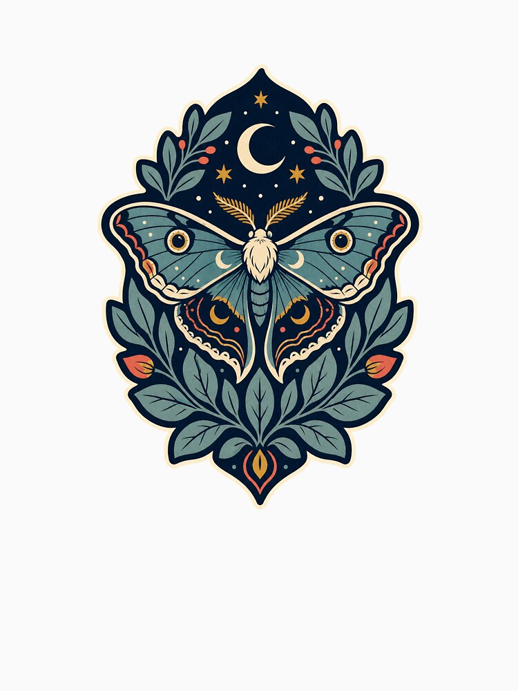 Night Garden Moth by LaunchUIStudio