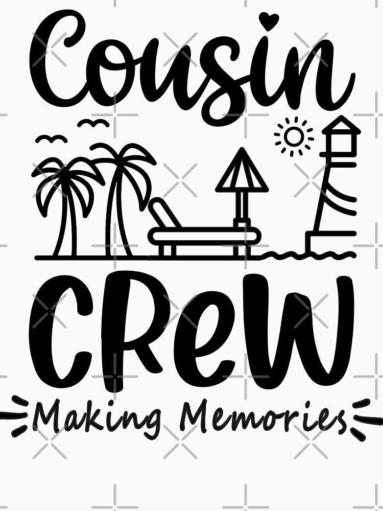 Cousin Crew for  Family Reunion Vacation Trip Summer Beach Camp Travel Holiday by ARTsPlural