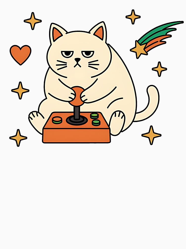 Gamer Cat by MoodMew
