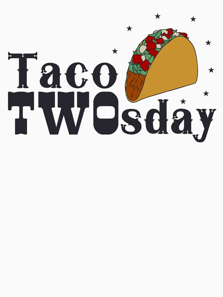 The ultimate taco twosday  Taco twosday  Color design  Taco with stars by Vivithames