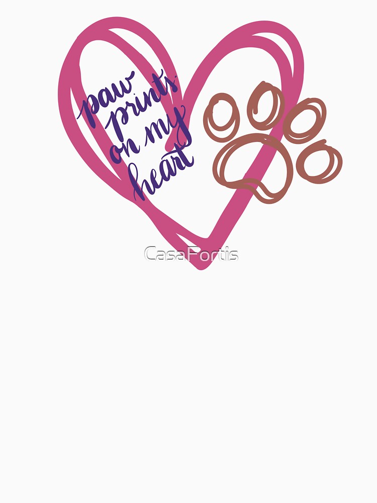 Paw prints on my heart by CasaFortis