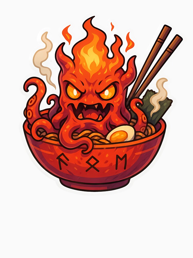 Spicy Ramen Kraken Monster by NorseDrip