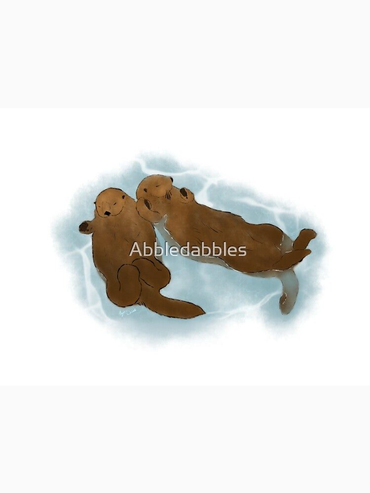 Otters by Abbledabbles