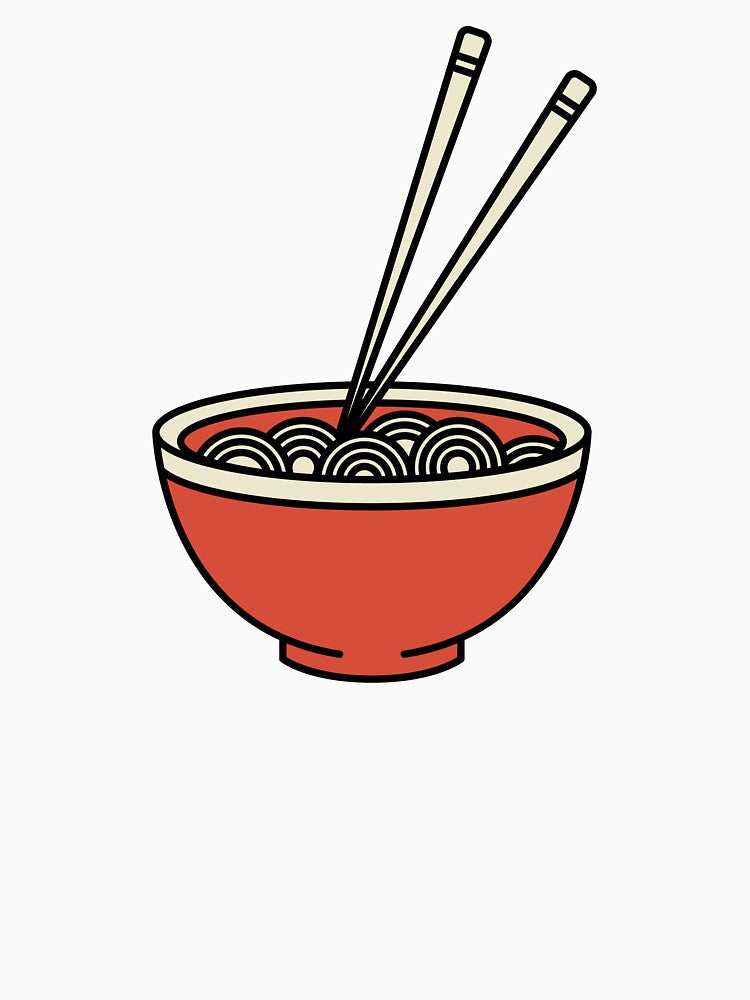 ramen noodles by ubeyeart