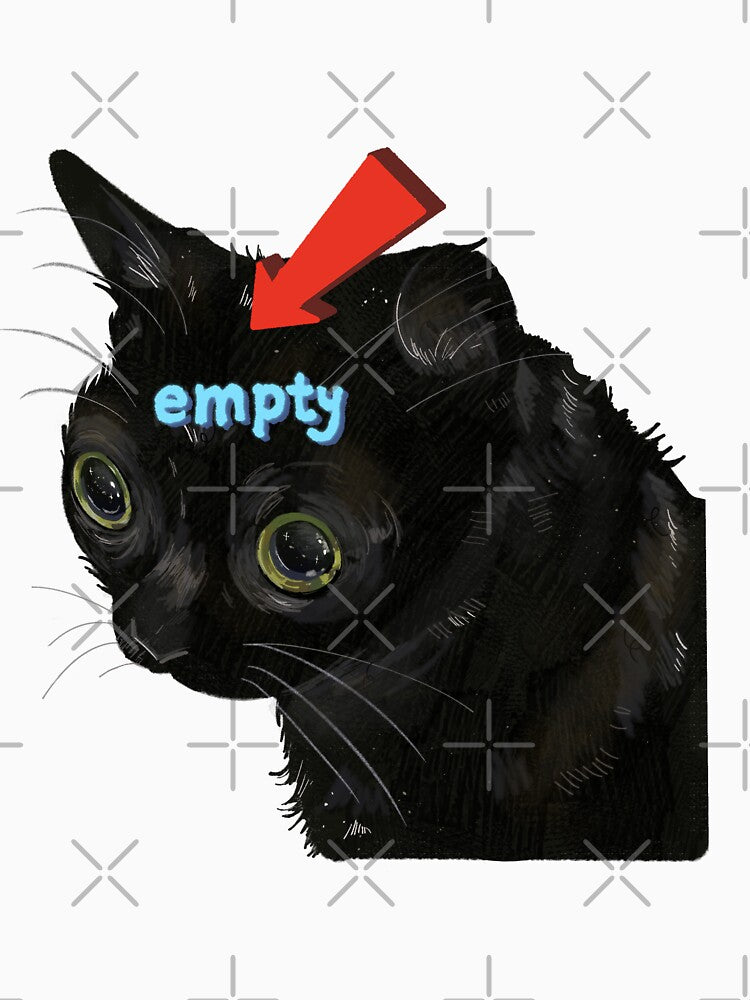 Head empty no thoughts meme by Asutip