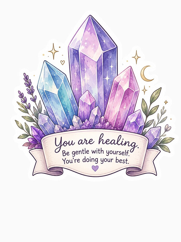 Healing Crystal Calm Energy Artwork by PriyankaSonara