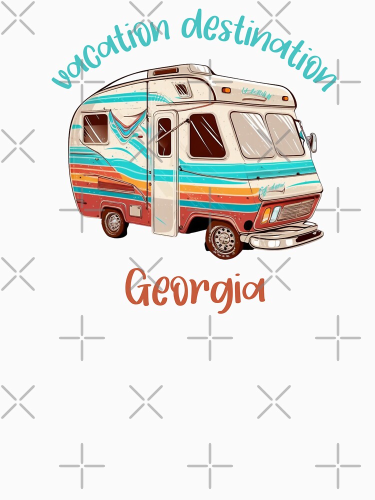 Vacation Destination Georgia T-Shirt by MarqisStudio