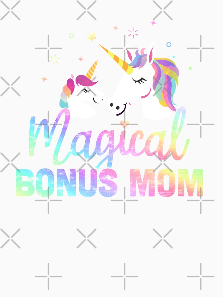 Funny Stepmom Gift Magical Bonus Mom Unicorn by Brittingham